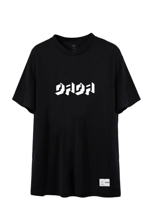 dada | LOGO | print | t-shirt | black | sustainable fashion | green fashion | recycled rpet fashion | sustainable design