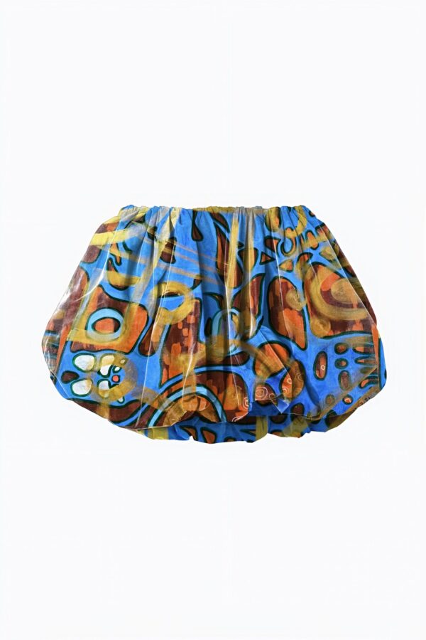 Huan He Bubble Skirt- 6 Recycled Water Bottles - Blue