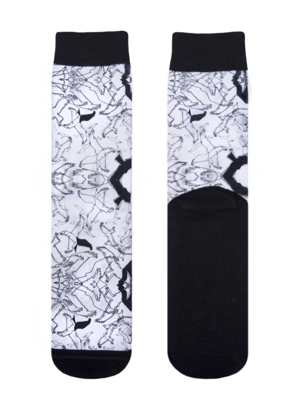 Unisex White Night Hawks Socks - Image 6