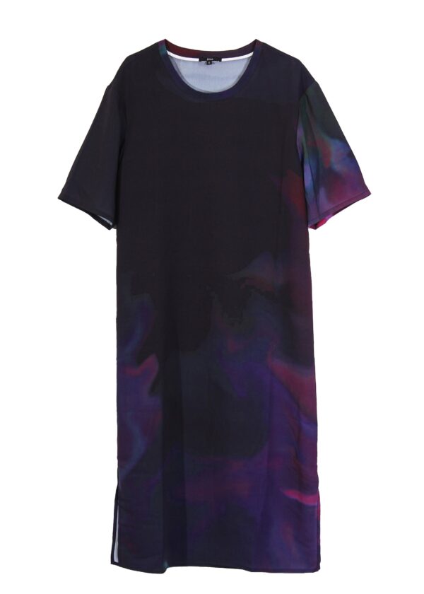 ACID4YUPPIES | SHAKTI | printed | SLIP DRESS | black | sustainable fashion | green fashion | recycled rpet fashion | sustainable design