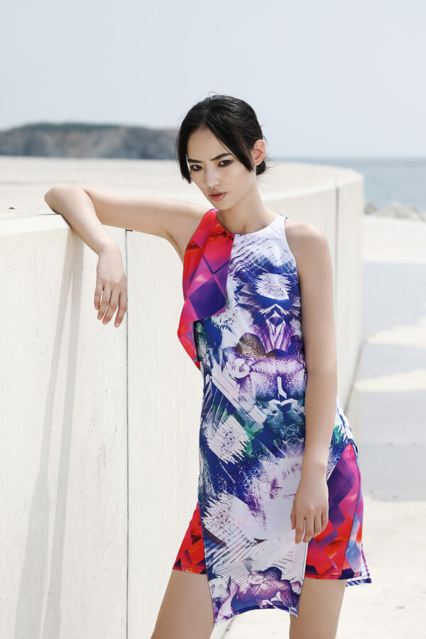  Blue Floral Dress - Image 3