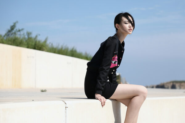 Pink Faces Bomber Jacket - Image 5