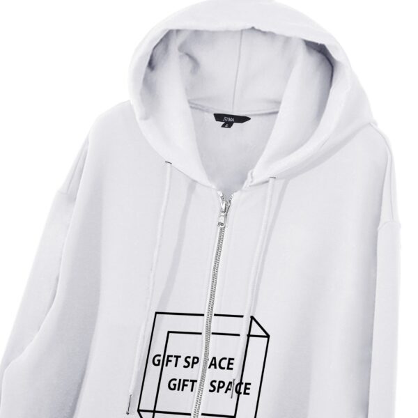 Juma | GIFT SPACE | HOODIE | WHITE | sustainable fashion | green fashion | recycled rpet fashion | sustainable design