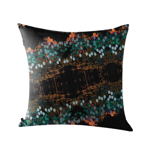 juma| Abstract Polka Dot | print| pillow |Jade| sustainable fashion | green fashion | recycled rpet fashion | sustainable design