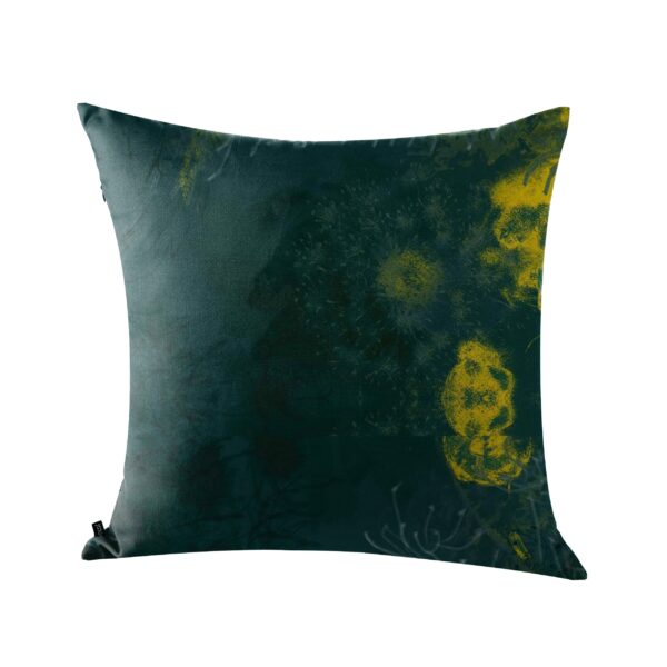 JUMA | Denedelion Print | Square Pillow |Jade |sustainable fashion| green fashion| recycled rpet fashion| sustainable design