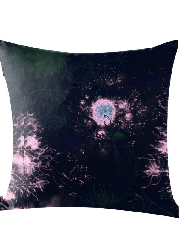 juma| Denedelion| print| pillow |blue| sustainable fashion | green fashion | recycled rpet fashion | sustainable design