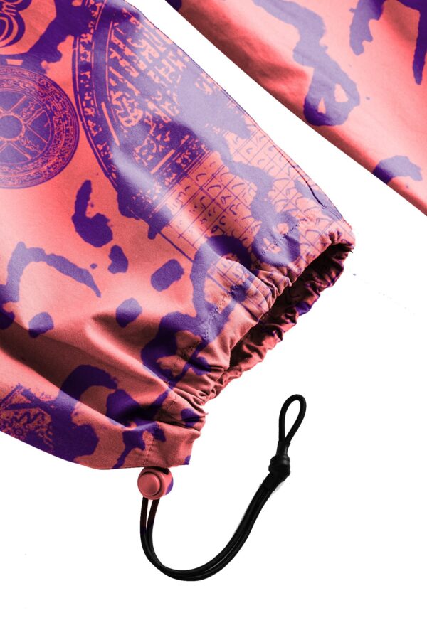 Yamza | printed | parachute pants | pink | sustainable fashion | green fashion | recycled rpet fashion | sustainable design