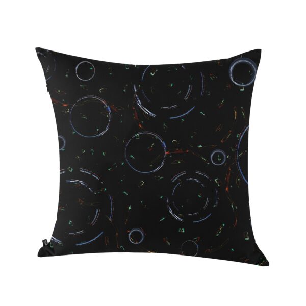 llnd | printed | pillow | black | sustainable fashion | green fashion | recycled rpet fashion | sustainable design