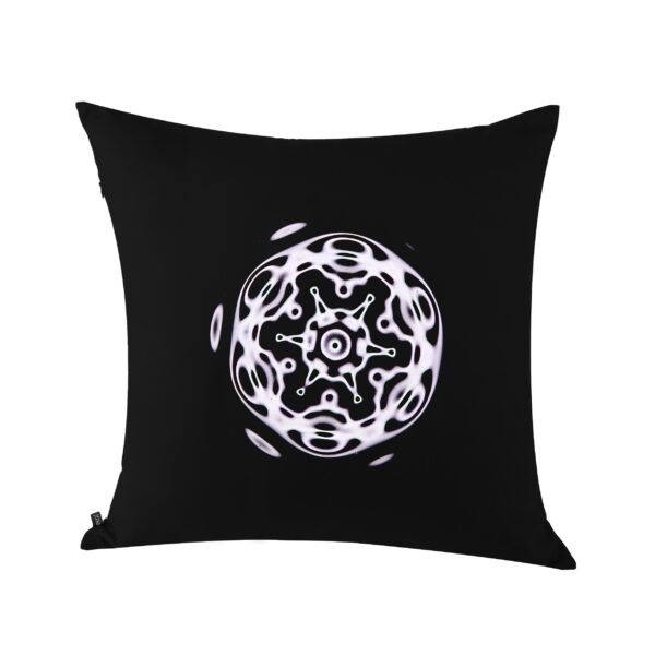 juma|llnd |print| pillow |black| sustainable fashion | green fashion | recycled rpet fashion | sustainable design