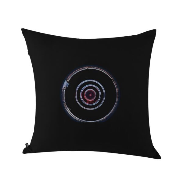 llnd|printed| pillow | black | sustainable fashion | green fashion | recycled rpet fashion | sustainable design