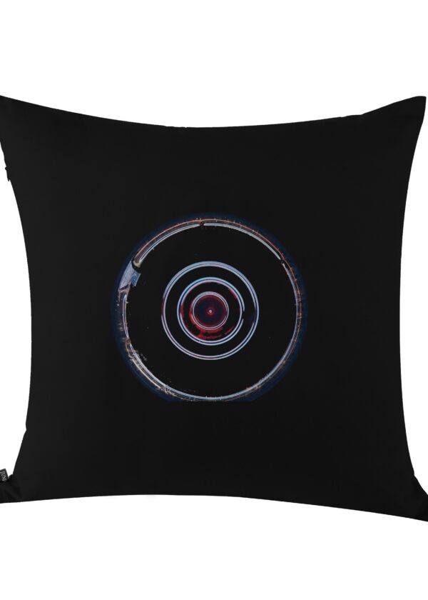 llnd|printed| pillow | black | sustainable fashion | green fashion | recycled rpet fashion | sustainable design