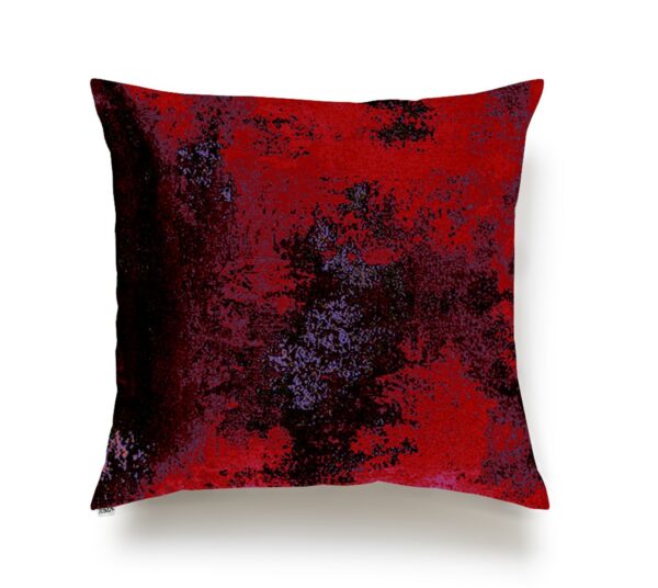 Juma | square | pillow | Spray | print | DARK| sustainable fashion | green fashion | recycled rpet fashion | sustainable design