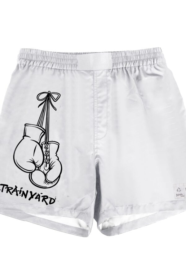 train yard | printed | boxer | white | sustainable fashion | green fashion | recycled rpet fashion | sustainable design