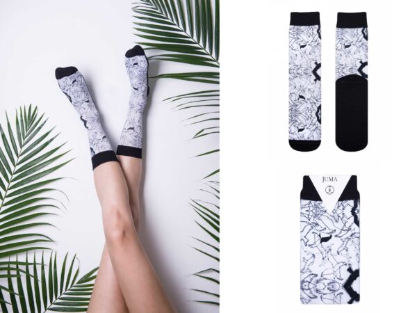 Unisex White Night Hawks Socks - Image 4