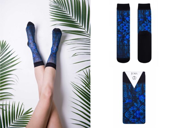 Unisex Vine Print Socks - Image 4