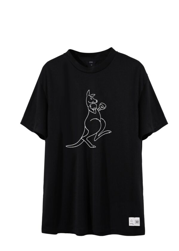 train yard | printed | t-shirt | black | sustainable fashion | green fashion | recycled rpet fashion | sustainable design