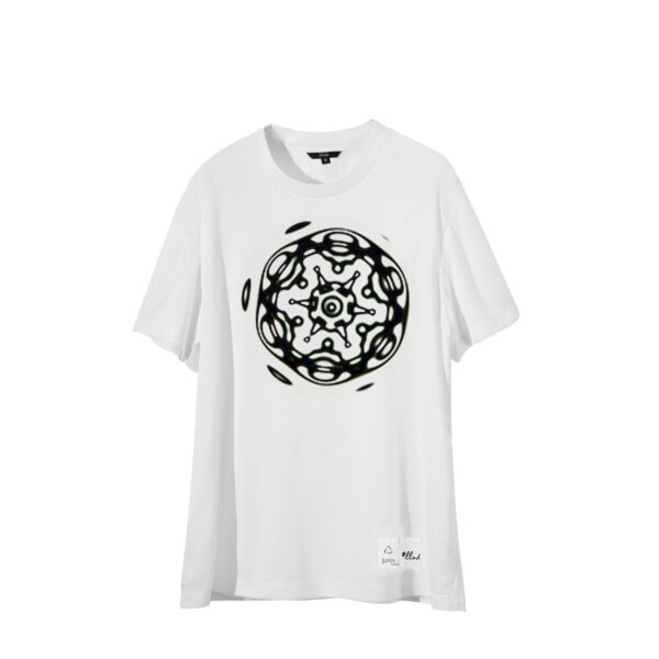 llnd | printed | t-shirt | white | sustainable fashion | green fashion | recycled rpet fashion | sustainable design