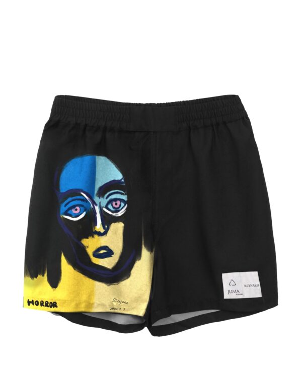 Juma | reynard | print1 | boxer | shorts | black | sustainable fashion | green fashion | recycled rpet fashion | sustainable design