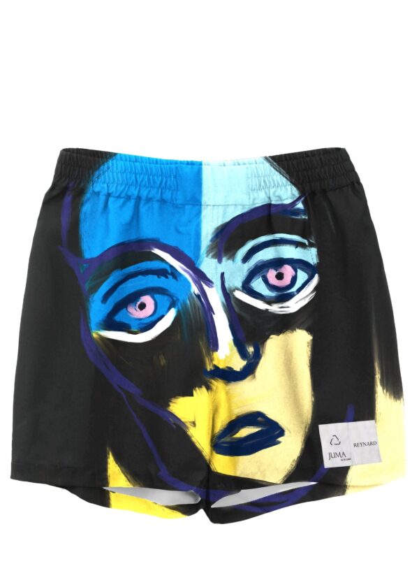 Juma | reynard | print2 | boxer | shorts  | black | sustainable fashion | green fashion | recycled rpet fashion | sustainable design