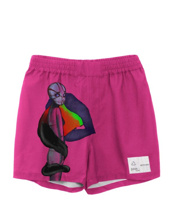 Juma | reynard | print 7 | boxer | shorts | pink | sustainable fashion | green fashion | recycled rpet fashion | sustainable design