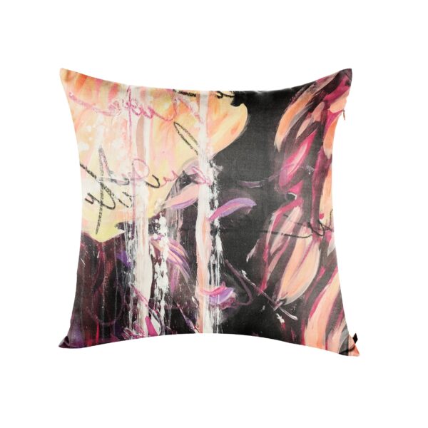 NIGEL NOLAN | Flower For Tragedy | printed | PILLOW | black | sustainable fashion | green fashion | recycled rpet fashion | sustainable design