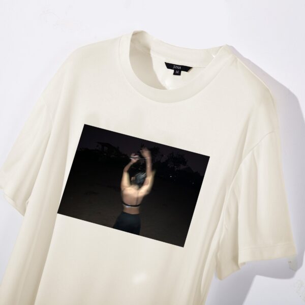 Juma | YOUJIE YANG | PRINT 13 | TSHIRT | CREAM | sustainable fashion | green fashion | recycled rpet fashion | sustainable design