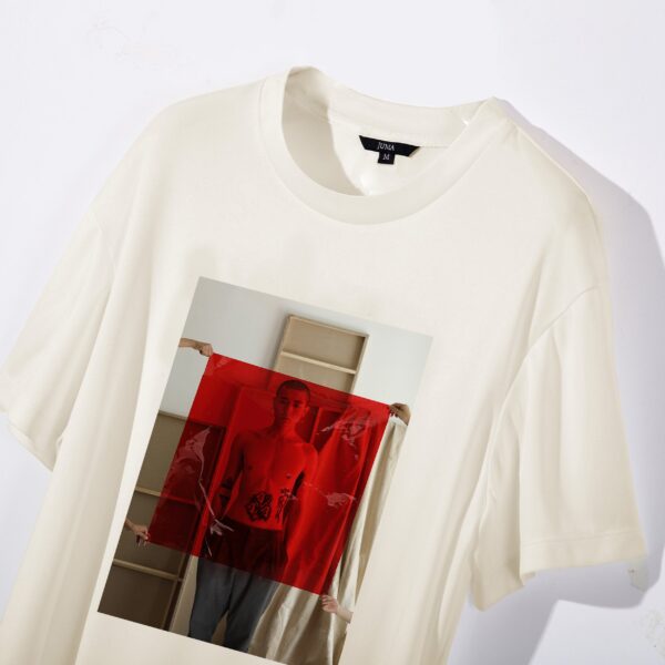 Juma | YOUJIE YANG | PRINT 14 | TSHIRT | CREAM | sustainable fashion | green fashion | recycled rpet fashion | sustainable design