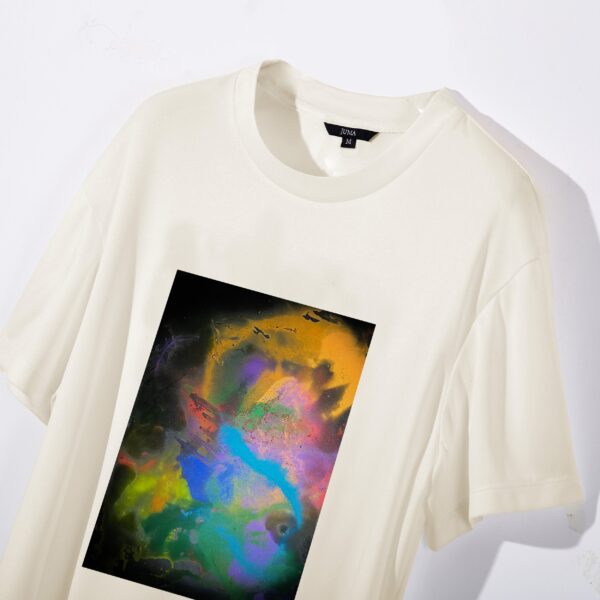 RECHARGE | TSHIRT | CREAM | sustainable fashion | green fashion | recycled rpet fashion | sustainable design