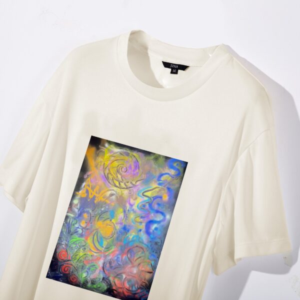 RECHARGE | TSHIRT | CREAM | sustainable fashion | green fashion | recycled rpet fashion | sustainable design