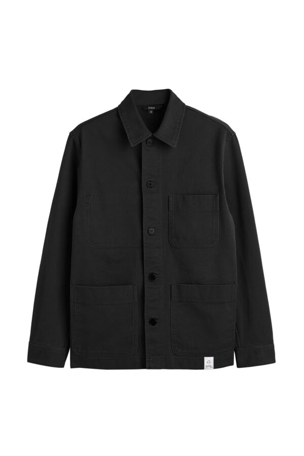 juma | BUTTON-UP | JACKET | BLACK | sustainable fashion | green fashion | recycled rpet fashion | sustainable design