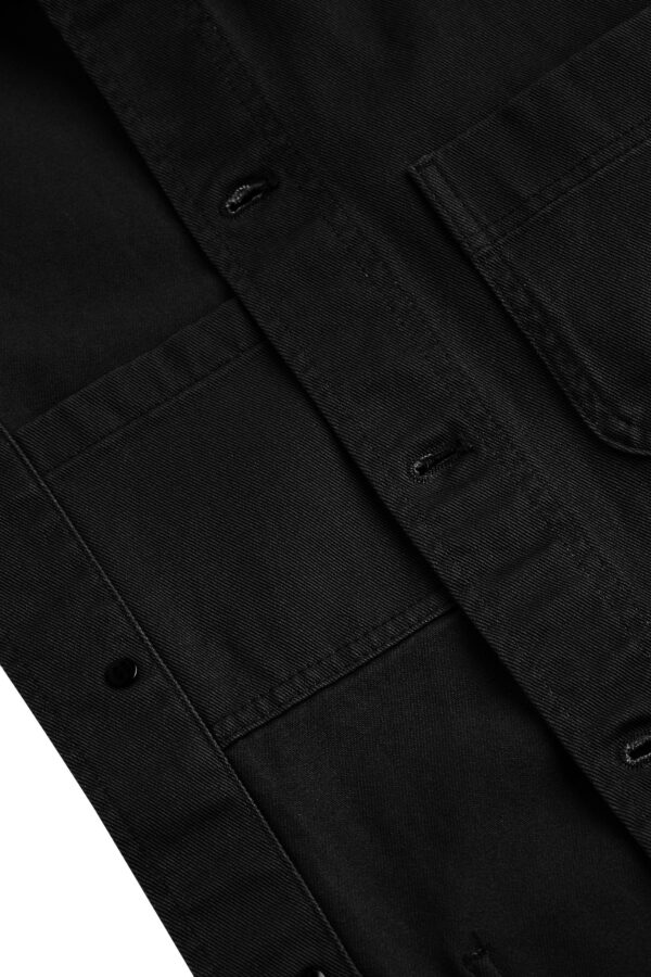 juma | BUTTON-UP | JACKET | BLACK | sustainable fashion | green fashion | recycled rpet fashion | sustainable design