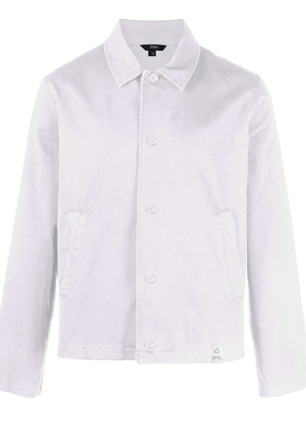 juma | jacket | slant pockets | white | sustainable fashion | green fashion | recycled rpet fashion | sustainable design