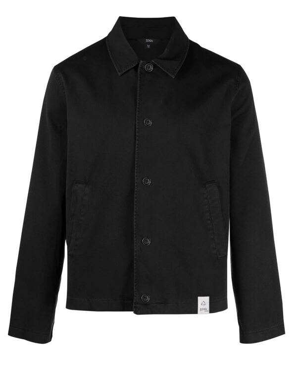 juma | jacket | slant pockets | BLACK | sustainable fashion | green fashion | recycled rpet fashion | sustainable design