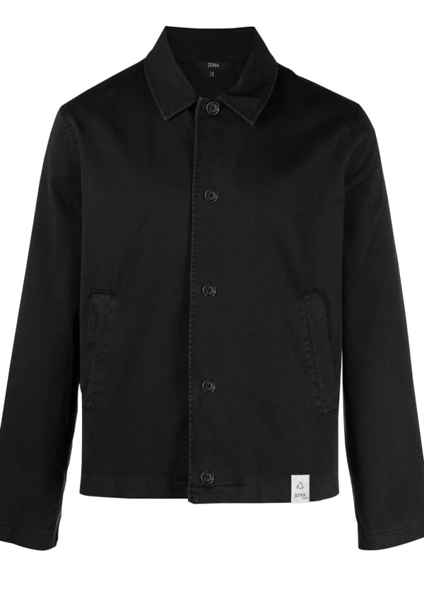 juma | jacket | slant pockets | BLACK | sustainable fashion | green fashion | recycled rpet fashion | sustainable design