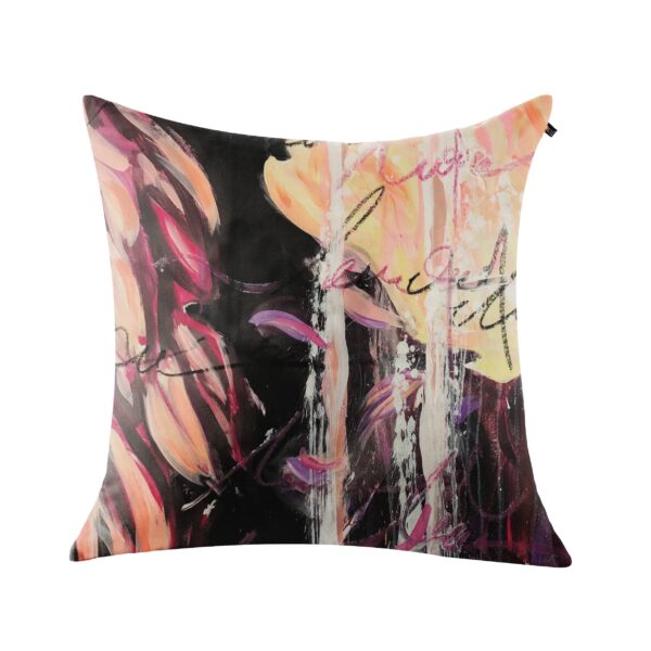 NIGEL NOLAN | Flower For Tragedy | printed | PILLOW | black | sustainable fashion | green fashion | recycled rpet fashion | sustainable design