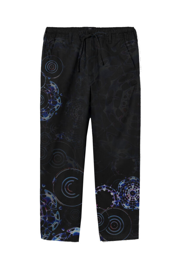 llnd | printed | pant | black | sustainable fashion | green fashion | recycled rpet fashion | sustainable design