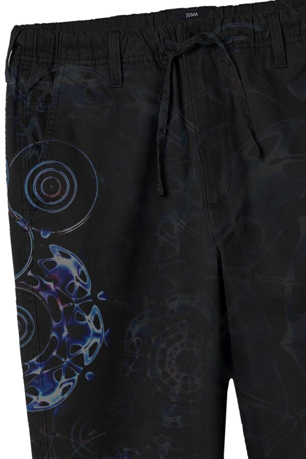 llnd | printed | pant | black | sustainable fashion | green fashion | recycled rpet fashion | sustainable design