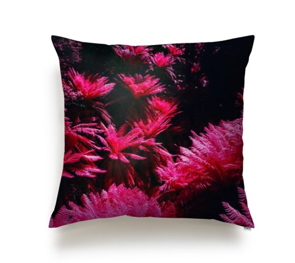 dave tacon | floral | print | pillow | black | sustainable fashion | green fashion | recycled rpet fashion | sustainable design