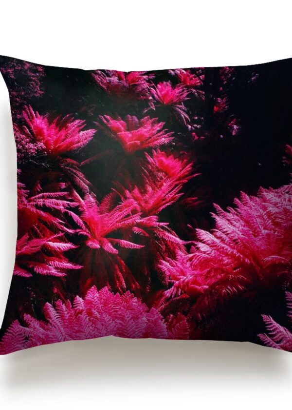dave tacon | floral | print | pillow | black | sustainable fashion | green fashion | recycled rpet fashion | sustainable design