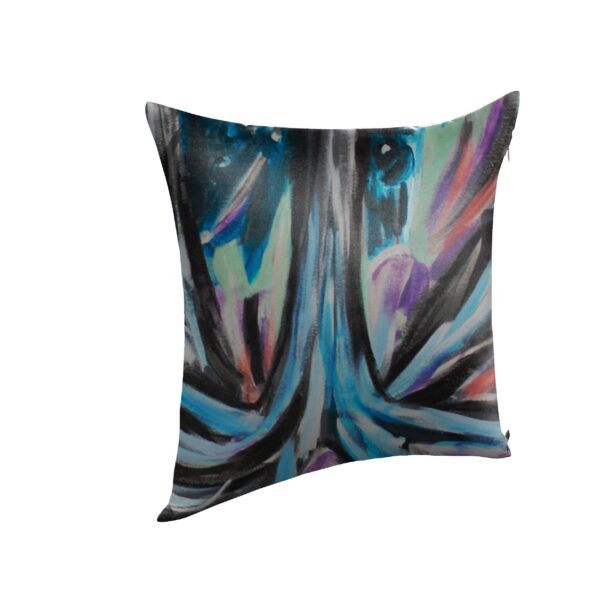 Juma | Nigel Nolan | square | pillow | Floral Pour Moonlight Print | black | sustainable fashion | green fashion | recycled rpet fashion | sustainable design