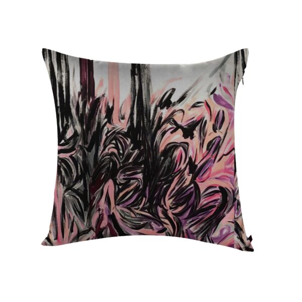 Juma | Nigel Nolan | square | pillow | Floral Pour Print | pink | sustainable fashion | green fashion | recycled rpet fashion | sustainable design