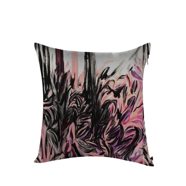 Juma | Nigel Nolan | square | pillow | Floral Pour Print | pink | sustainable fashion | green fashion | recycled rpet fashion | sustainable design