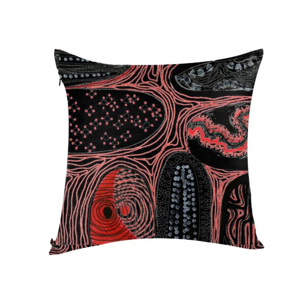 juma|shuhs |print| pillow |black| sustainable fashion | green fashion | recycled rpet fashion | sustainable design