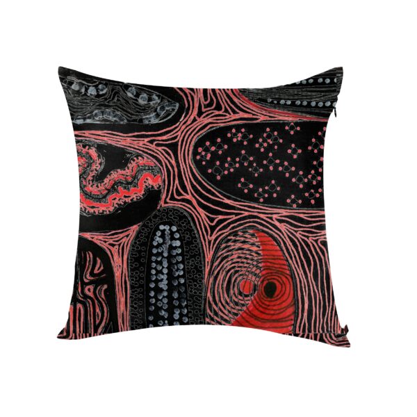 juma|shuhs |print| pillow |black| sustainable fashion | green fashion | recycled rpet fashion | sustainable design