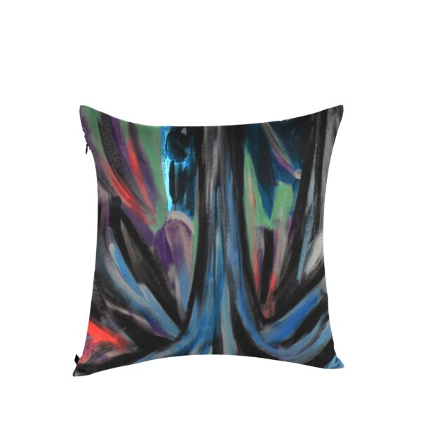 Juma | Nigel Nolan | square | pillow | Floral Pour Moonlight Print | black | sustainable fashion | green fashion | recycled rpet fashion | sustainable design