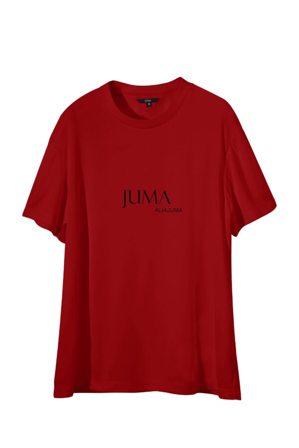 JUMA T-Shirt - 4 Recycled Water Bottles-Red