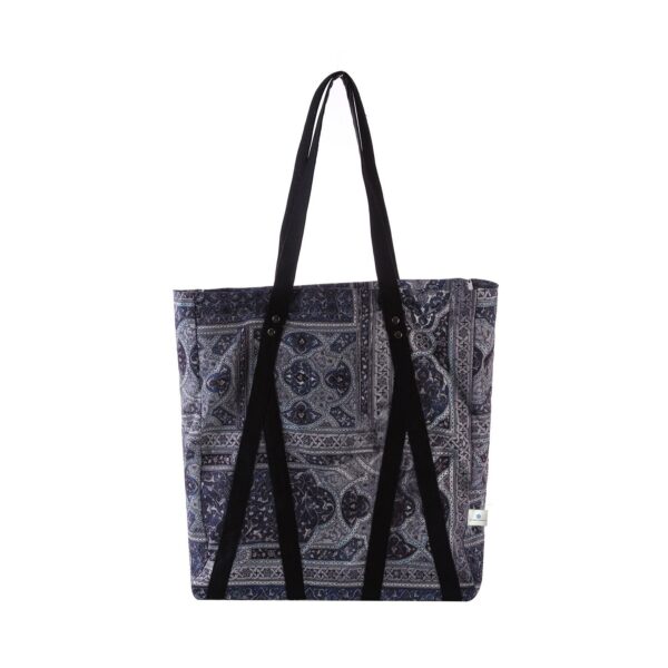 Juma |AKM | SHAHNAMEH  | TOTE BAG | BLUE | sustainable fashion | green fashion | recycled rpet fashion | sustainable design