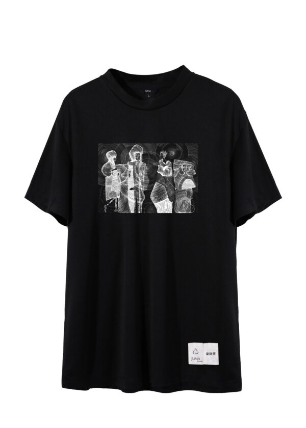 gefan liang | t-shirt | black | sustainable fashion | green fashion | recycled rpet fashion | sustainable design