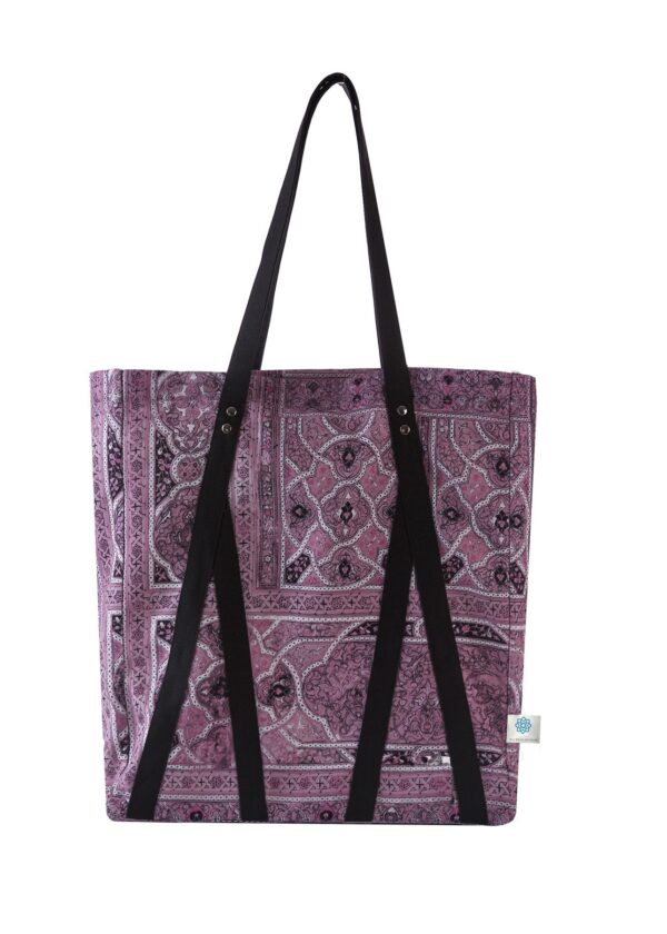 JUMA|AKM|Shahnameh | Tote Bag | Lavender | sustainable fashion | green fashion | recycled rpet fashion | sustainable design