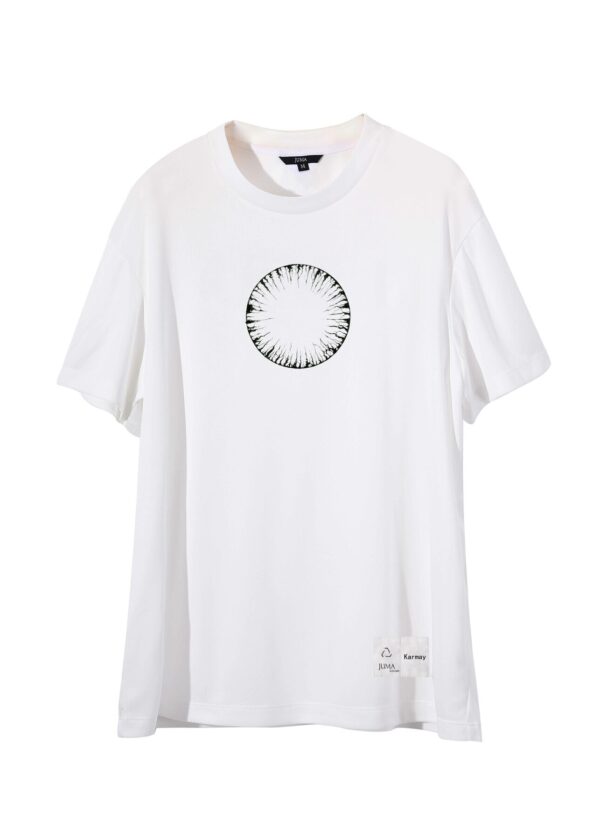Karmay | dream catcher | printed | t-shirt | white | sustainable fashion | green fashion | recycled rpet fashion | sustainable design